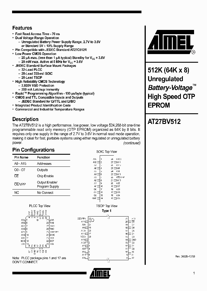 AT27BV512_636573.PDF Datasheet