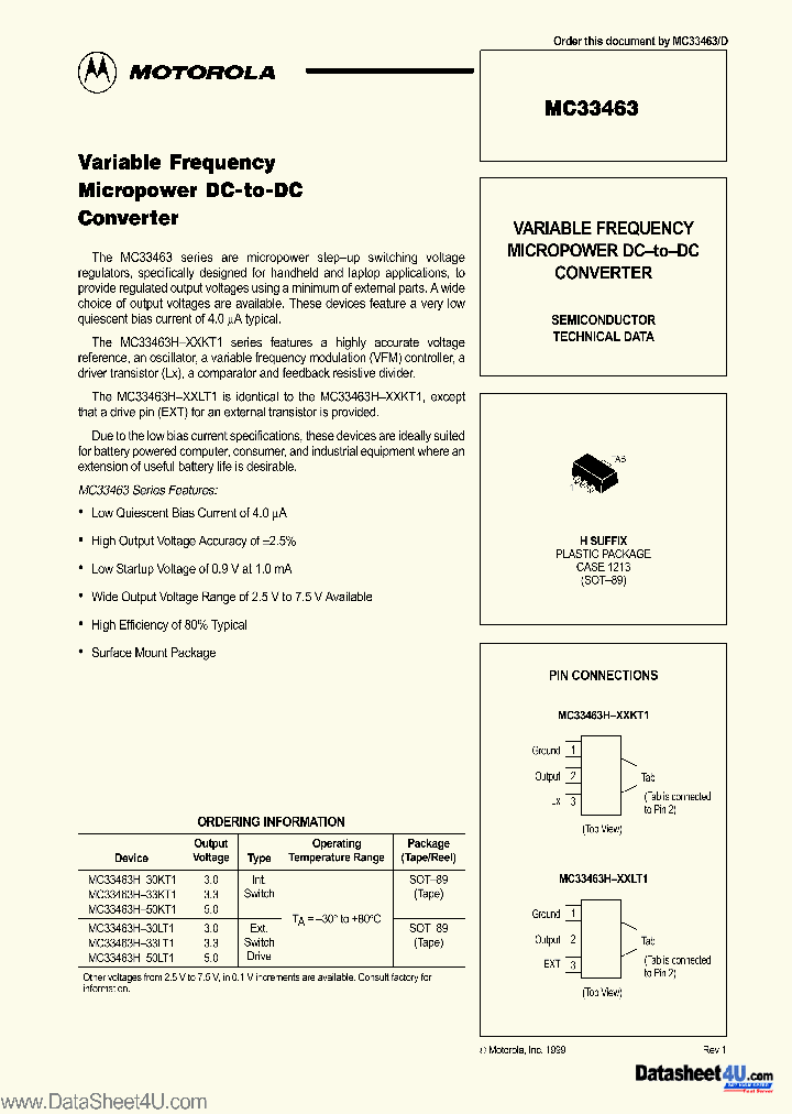 MC33463_531030.PDF Datasheet