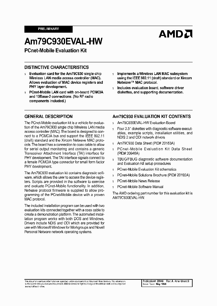 AM79C930EVAL-HW_709745.PDF Datasheet