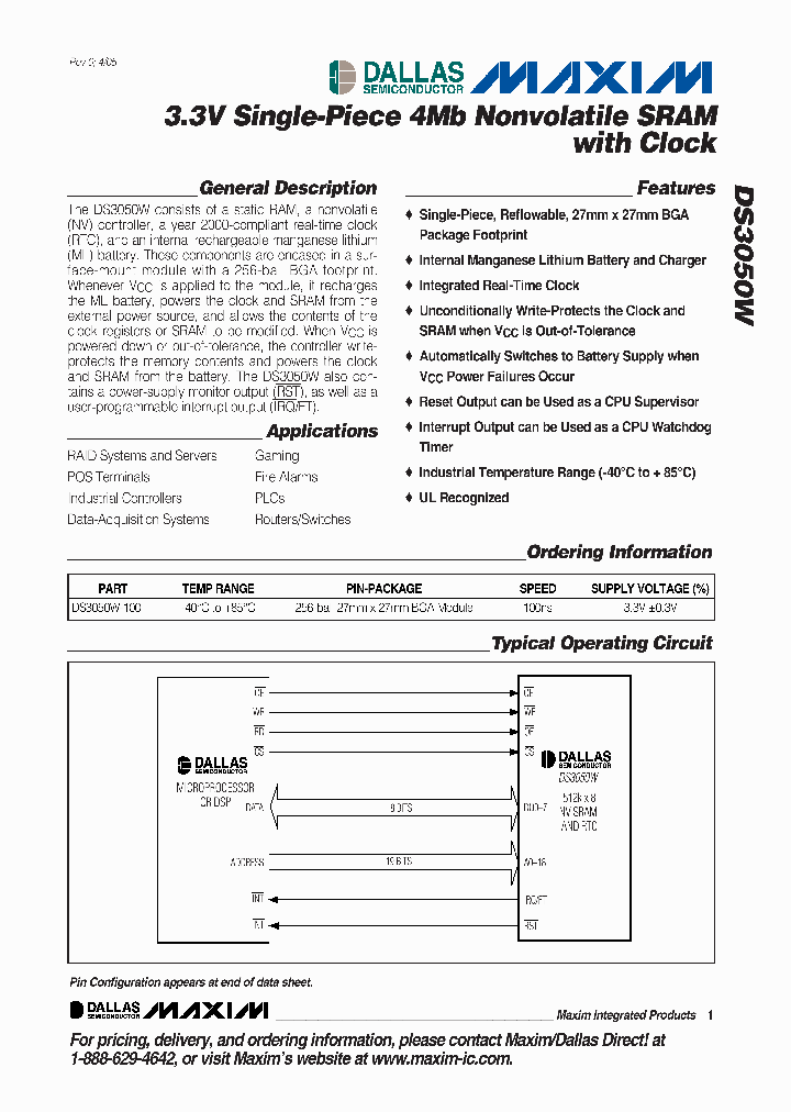 DS3050W-100_749115.PDF Datasheet