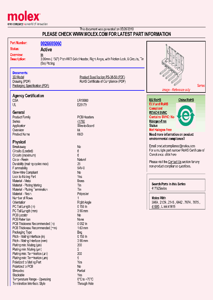 26-60-5060_961950.PDF Datasheet