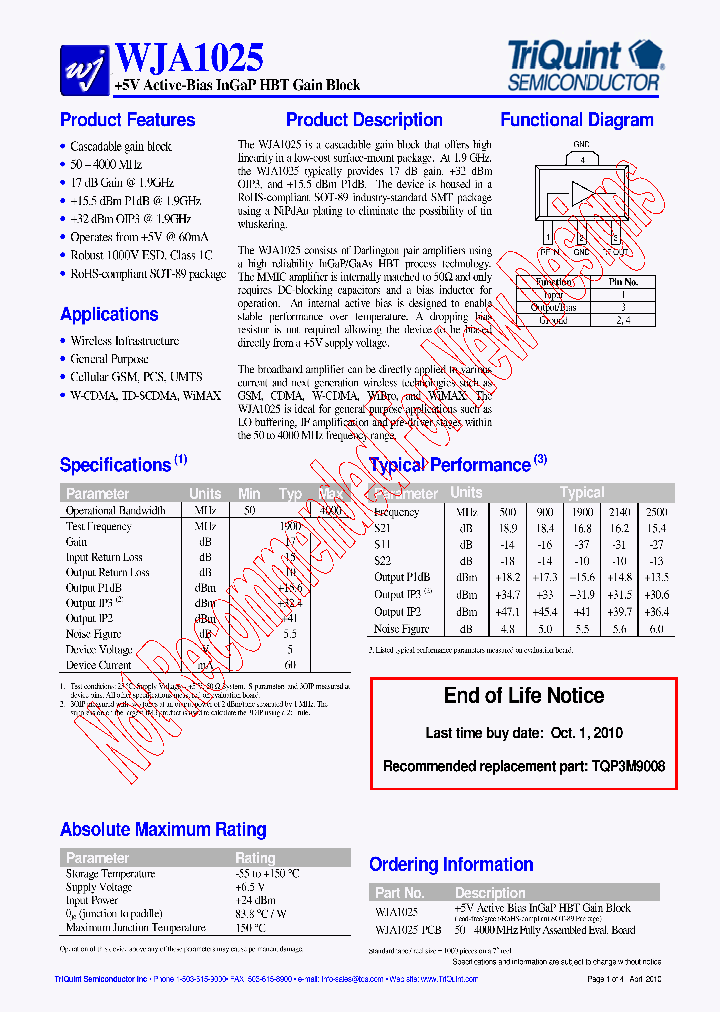 WJA1025-PCB_637833.PDF Datasheet