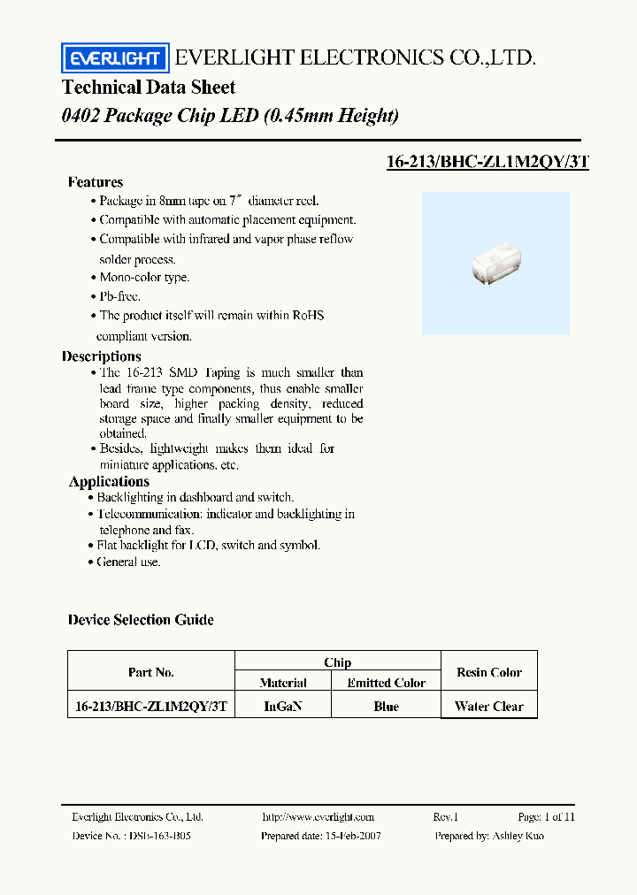 16-213-BHC-ZL1M2QY-3T_1005497.PDF Datasheet