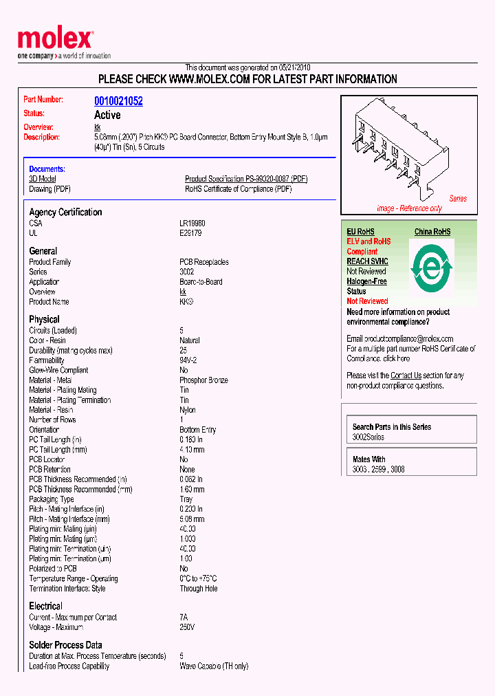 10-02-1052_1014614.PDF Datasheet
