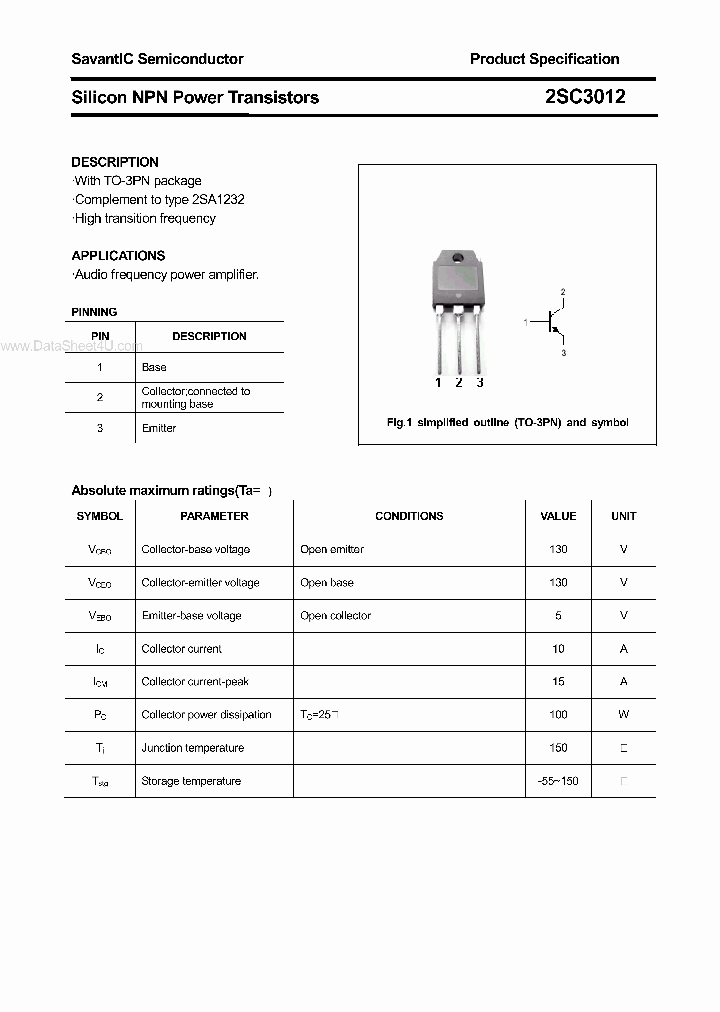 C3012_720257.PDF Datasheet