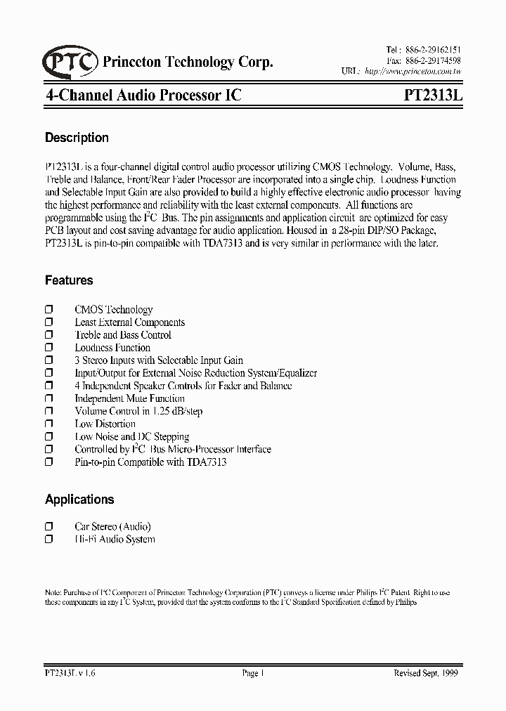 PT2313L-D_927655.PDF Datasheet