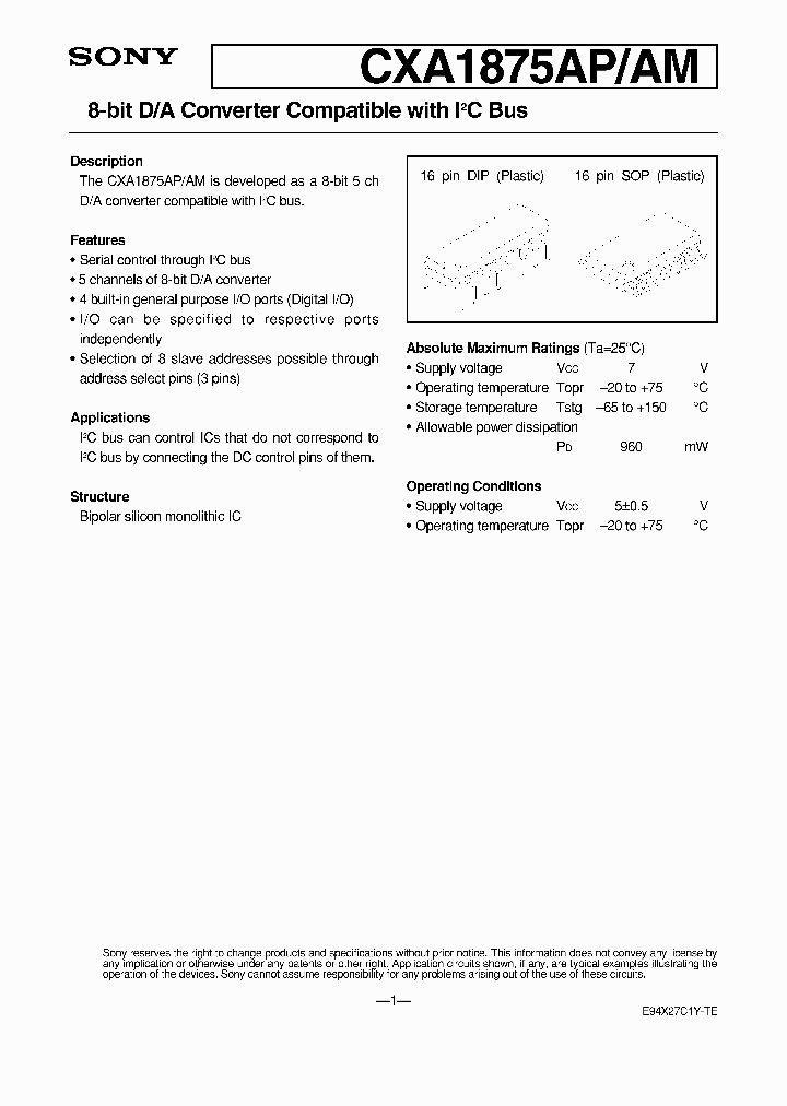 CXA1875AM_935763.PDF Datasheet