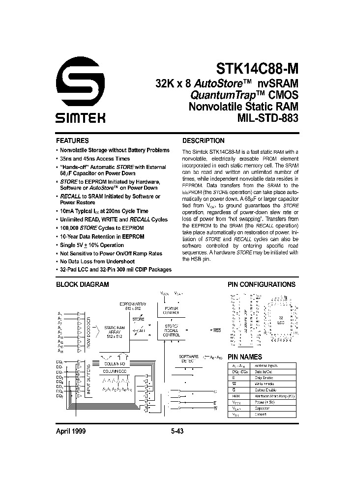 STK14C88-M_735241.PDF Datasheet