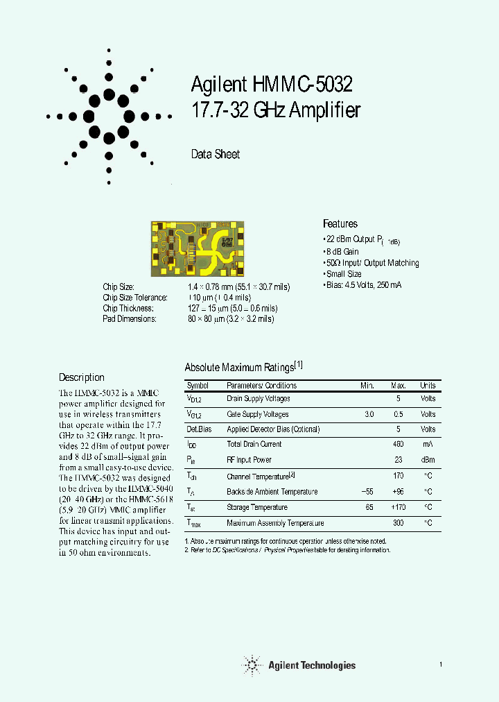 HMMC-5032_952185.PDF Datasheet