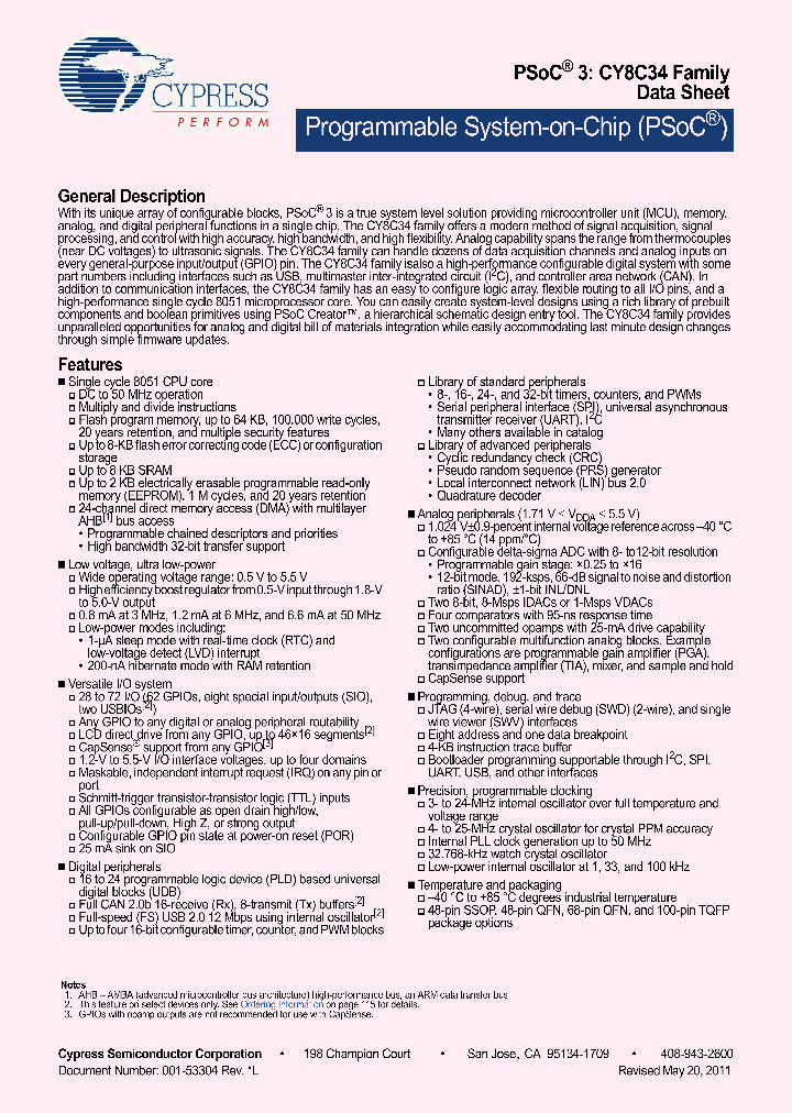 CY8C3445PVI-090_1078964.PDF Datasheet