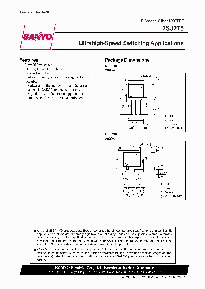 2SJ275_959282.PDF Datasheet