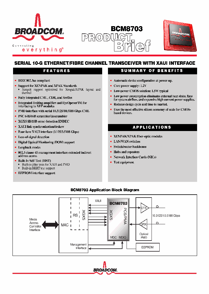 BCM8703_965481.PDF Datasheet