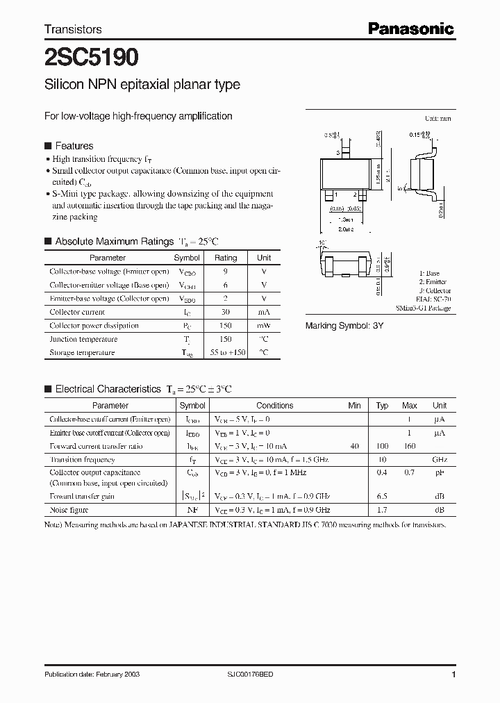 2SC5190_980850.PDF Datasheet