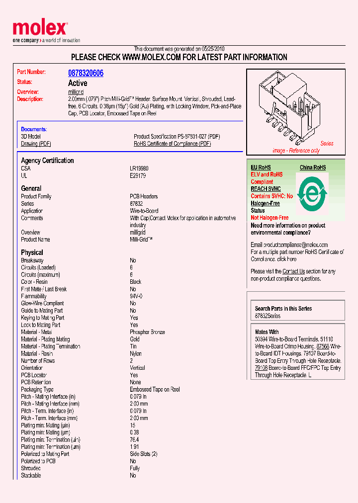 87832-0606_1119561.PDF Datasheet