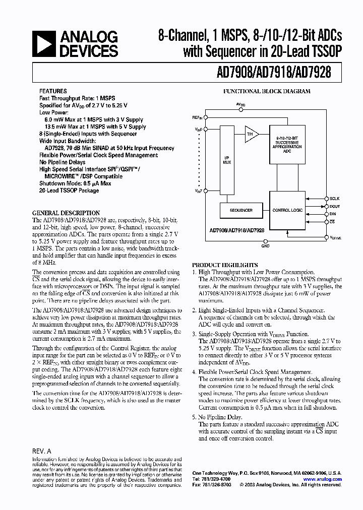 AD7928_825501.PDF Datasheet