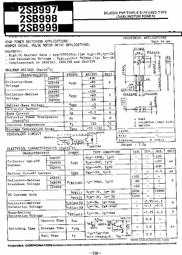 2SB999_830622.PDF Datasheet