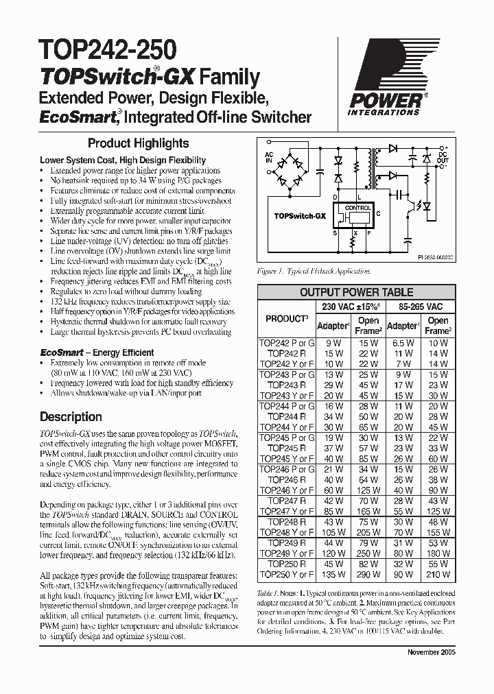 TOP243FN_704142.PDF Datasheet