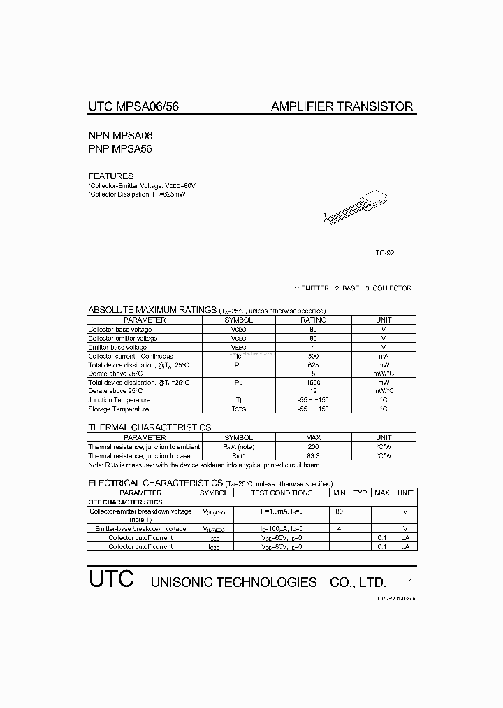 MPSA56_856355.PDF Datasheet