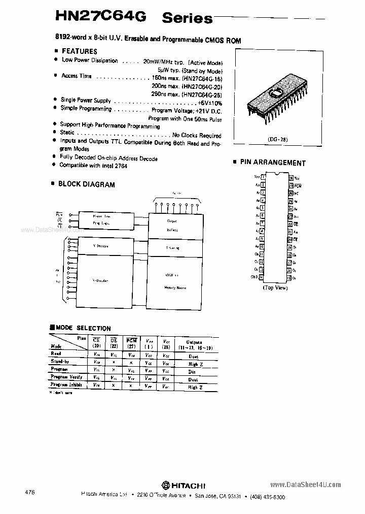 HN27C64G_856427.PDF Datasheet