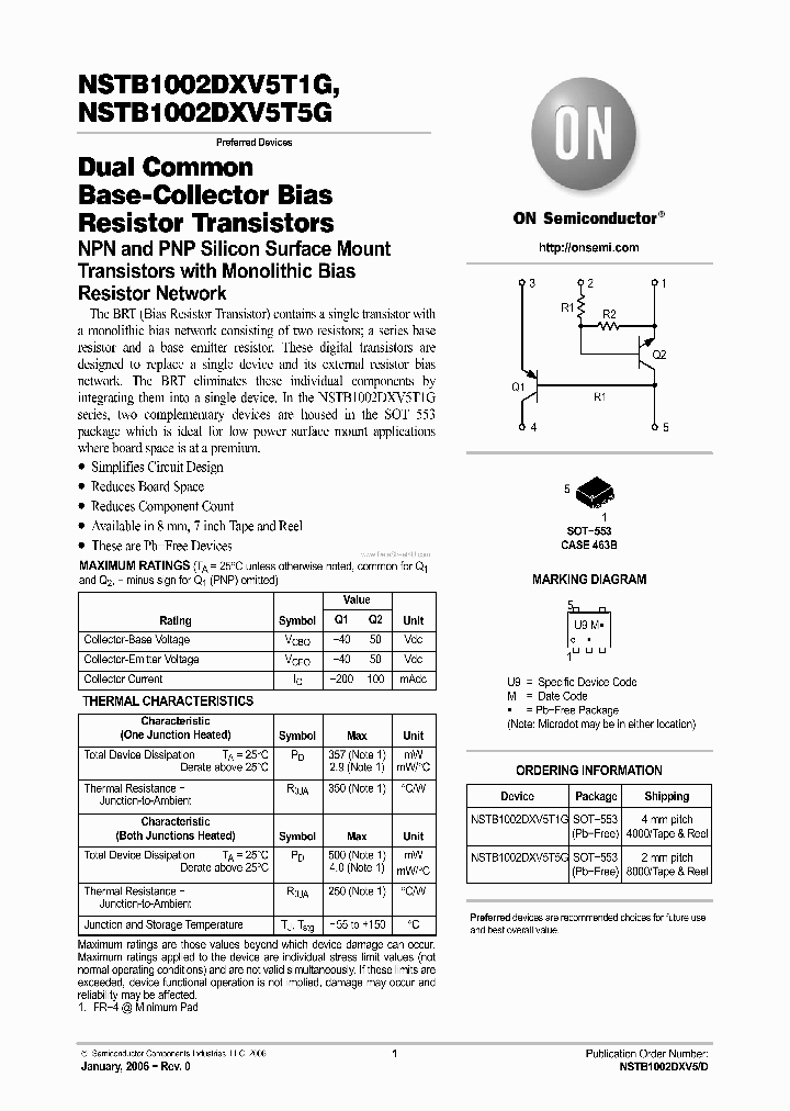 NSTB1002DXV5T1G_857111.PDF Datasheet