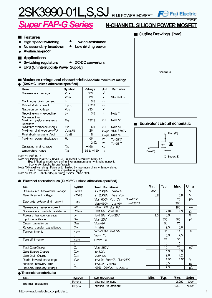 2SK3990-01SJ_1143167.PDF Datasheet