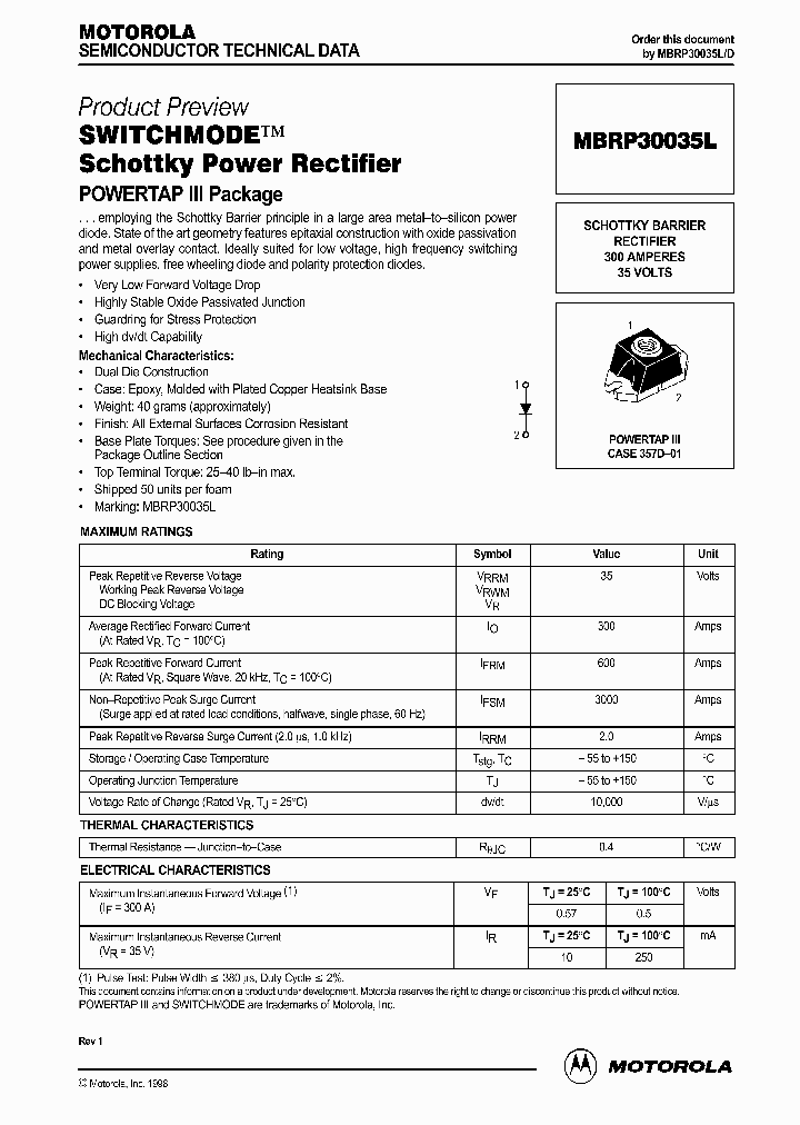 MBRP30035L_1157680.PDF Datasheet