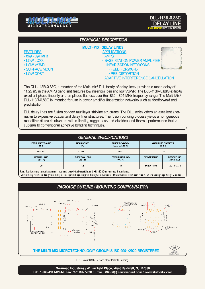 DLL-113R-088G_1155982.PDF Datasheet