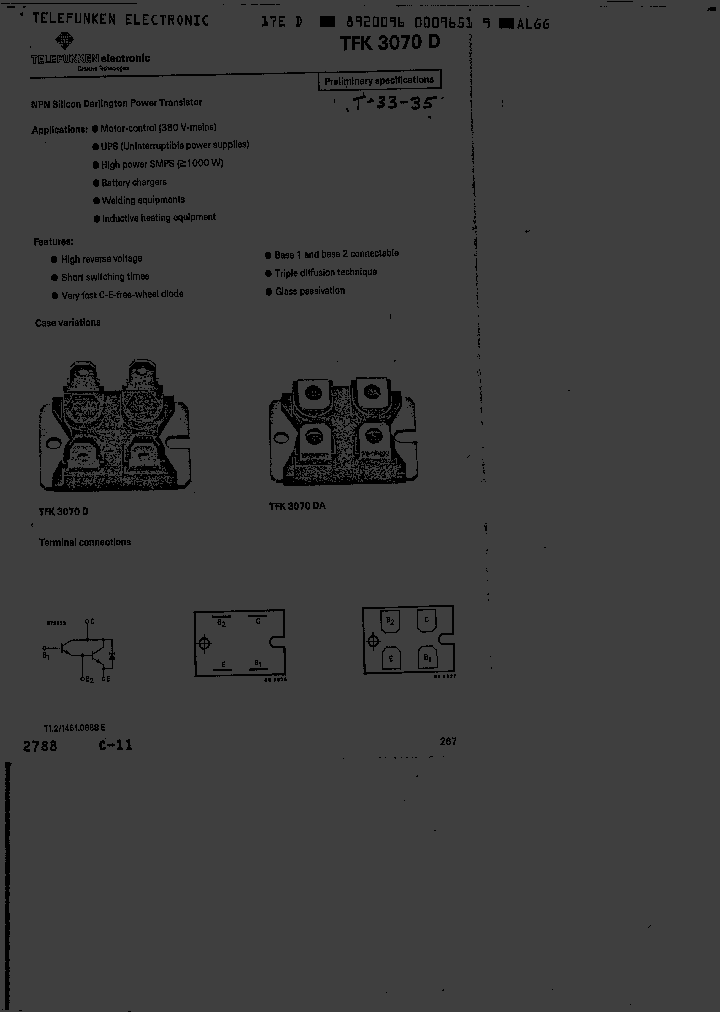 TFK3070_886424.PDF Datasheet