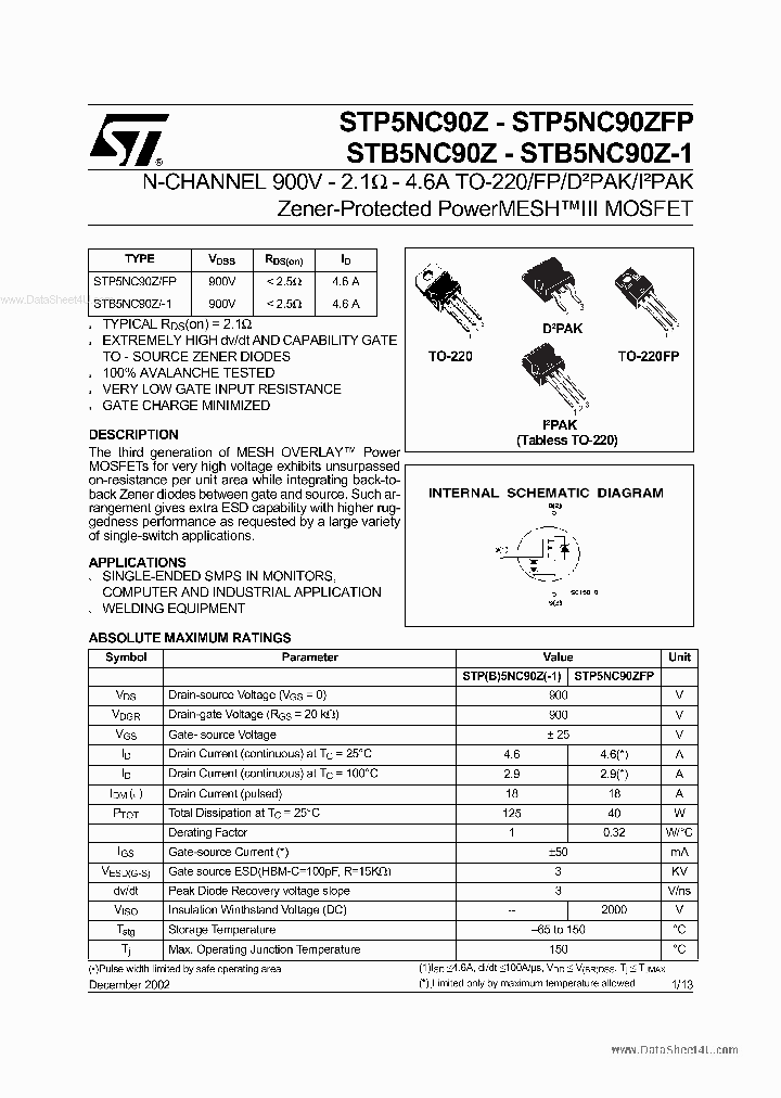 P5NC90_890333.PDF Datasheet