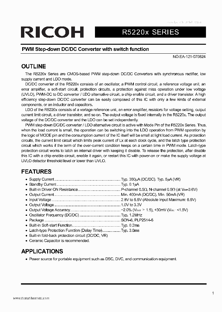 R5220X_908823.PDF Datasheet