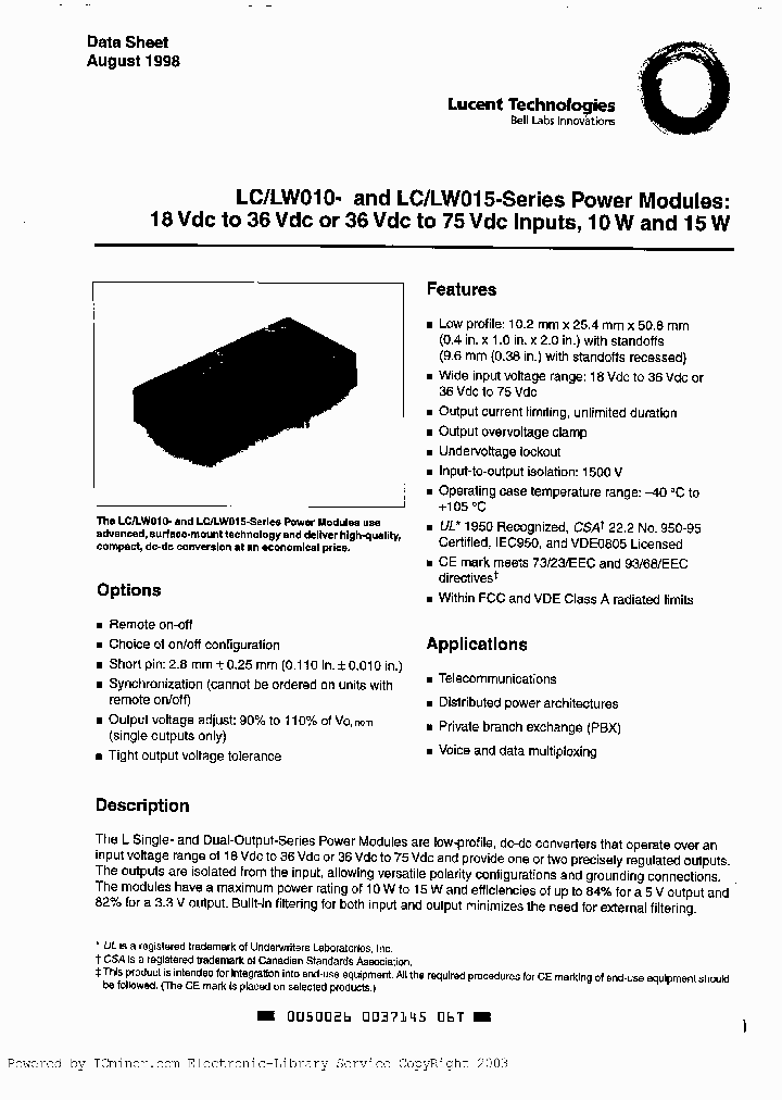 LC015_726721.PDF Datasheet