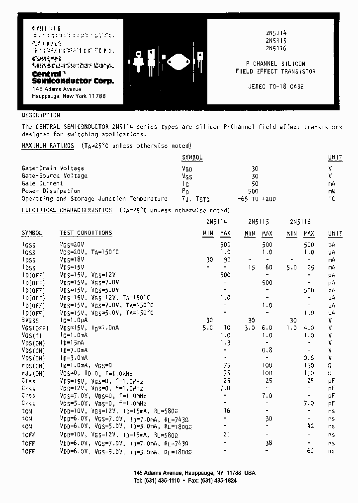 2N5116_734760.PDF Datasheet