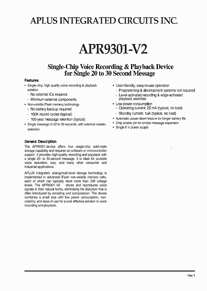 APR9301-V2_1229920.PDF Datasheet