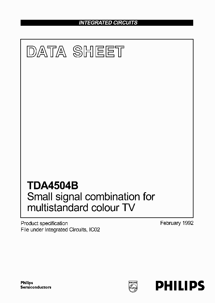 TDA4504B_1210942.PDF Datasheet