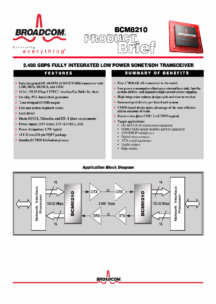 BCM8210_1237795.PDF Datasheet