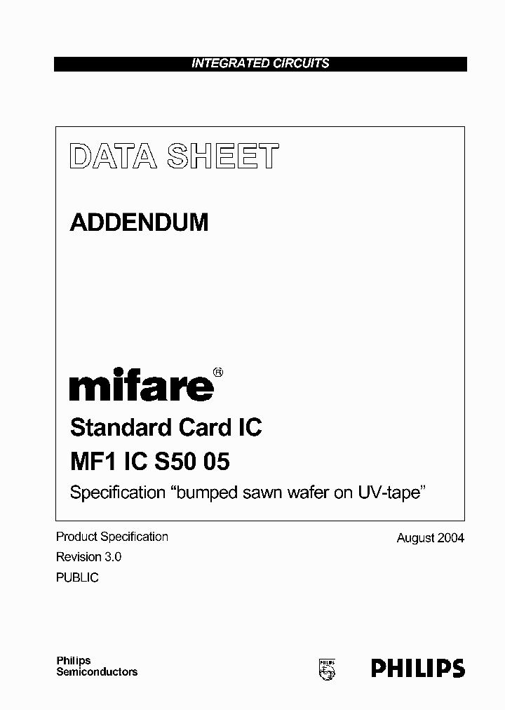 MF1ICS5005_743727.PDF Datasheet