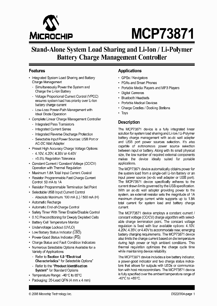 MCP73871T-3CCIML_751313.PDF Datasheet