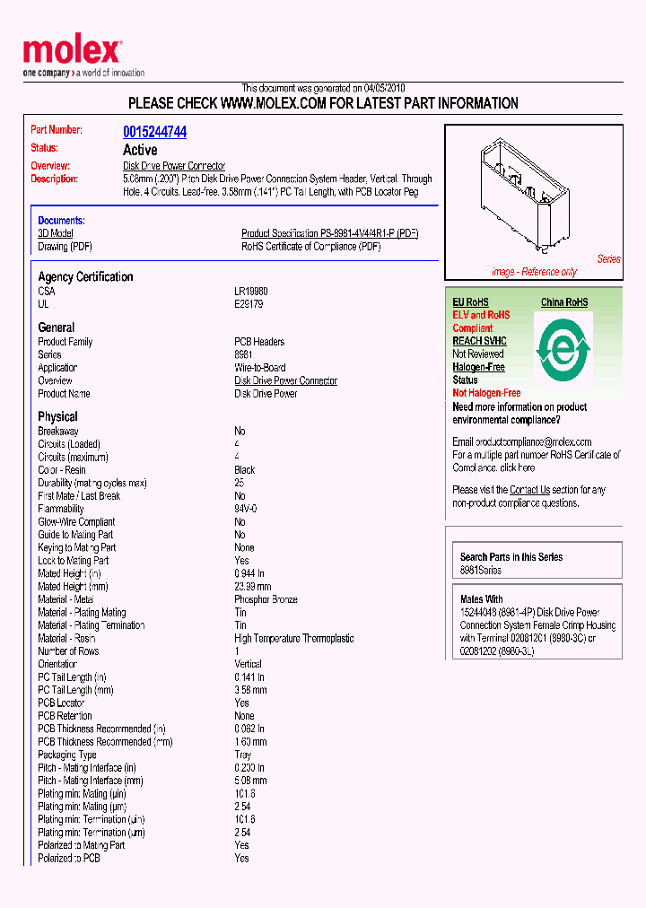 0015244744_1247444.PDF Datasheet