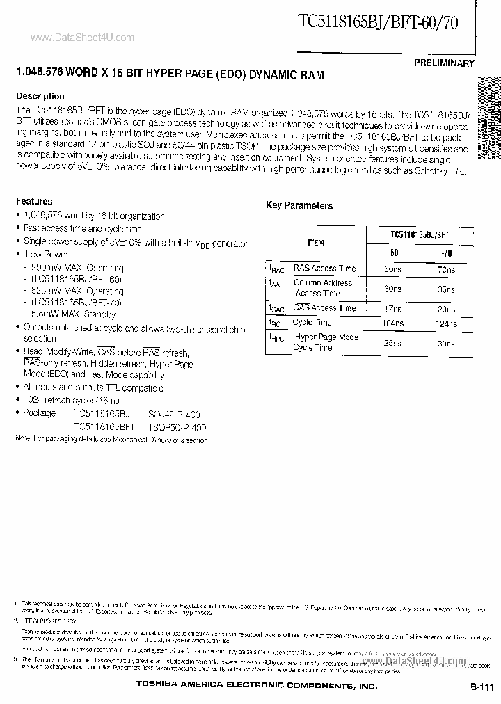 TC5118165BFT_932659.PDF Datasheet