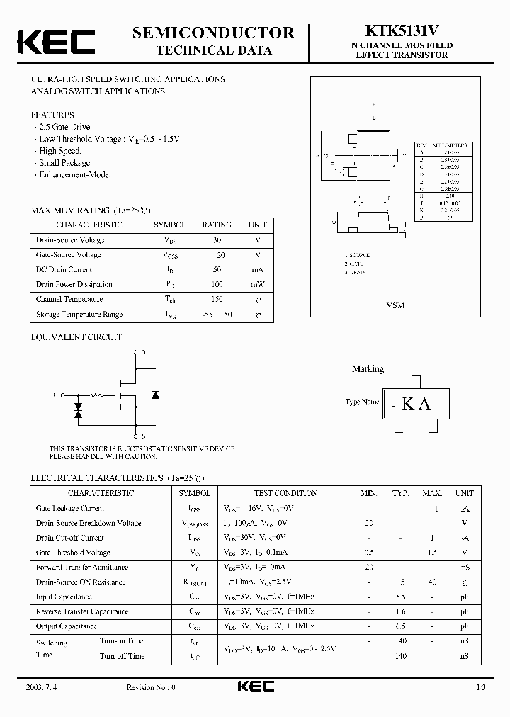 KTK5131V_1255077.PDF Datasheet