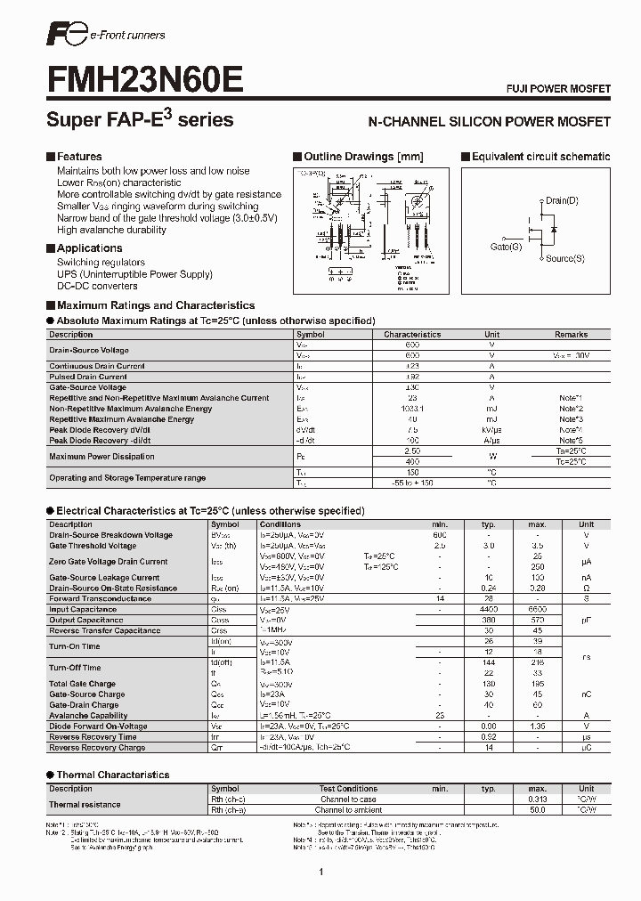 FMH23N60E_1270036.PDF Datasheet