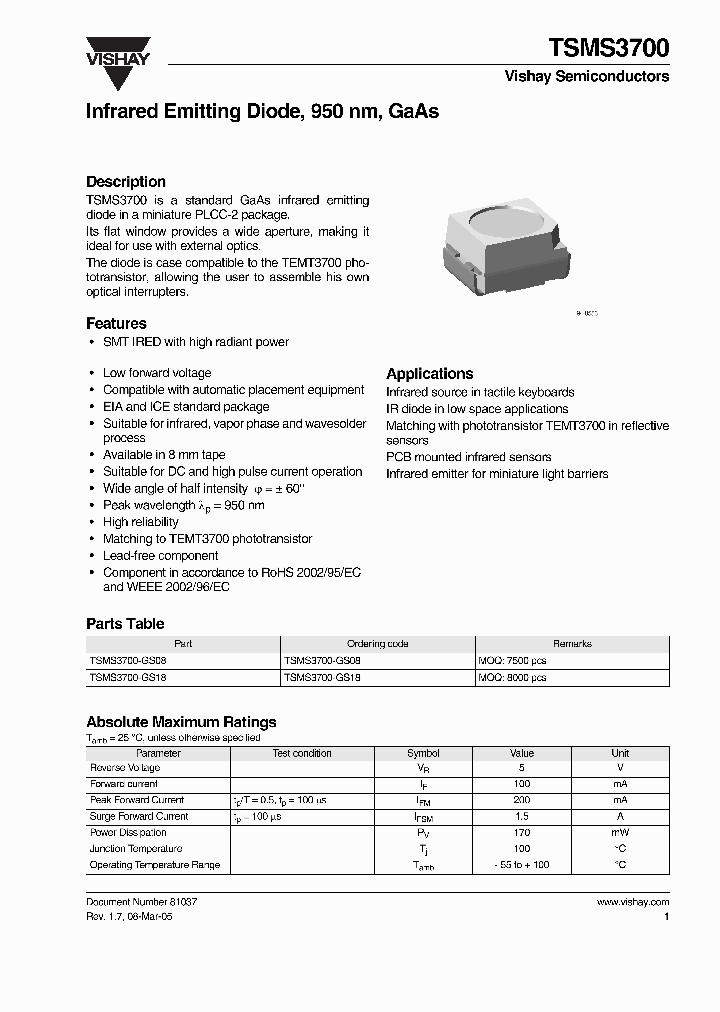 TSMS3700-GS08_1271289.PDF Datasheet