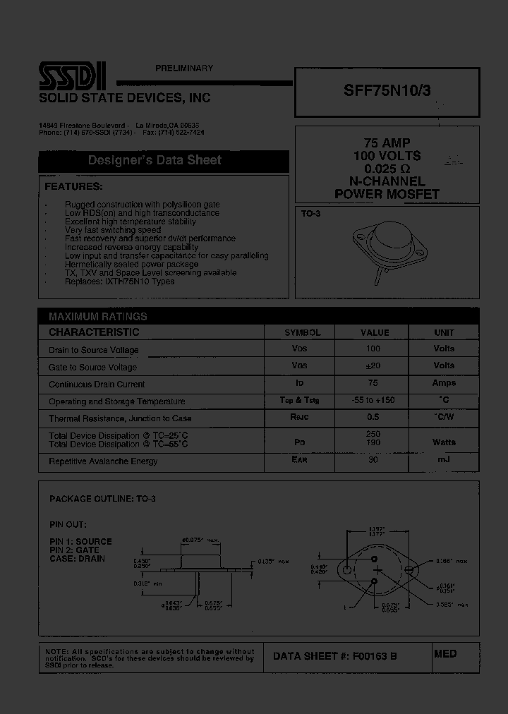 SFF75N103_758393.PDF Datasheet