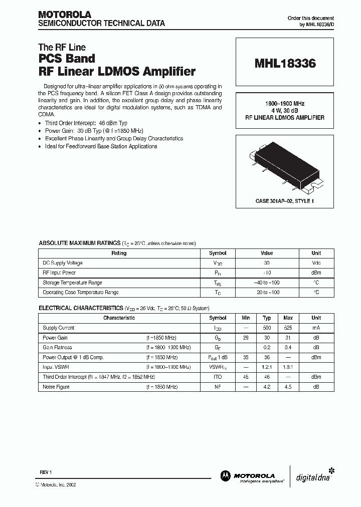 MHL18336_1285870.PDF Datasheet