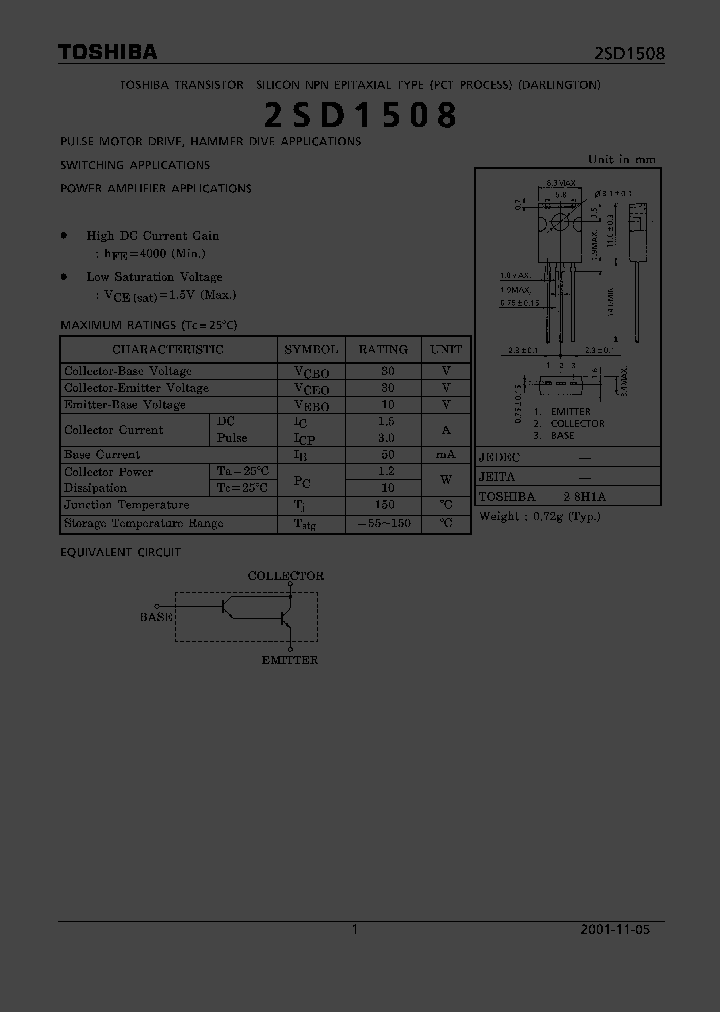 2SD1508_1311154.PDF Datasheet