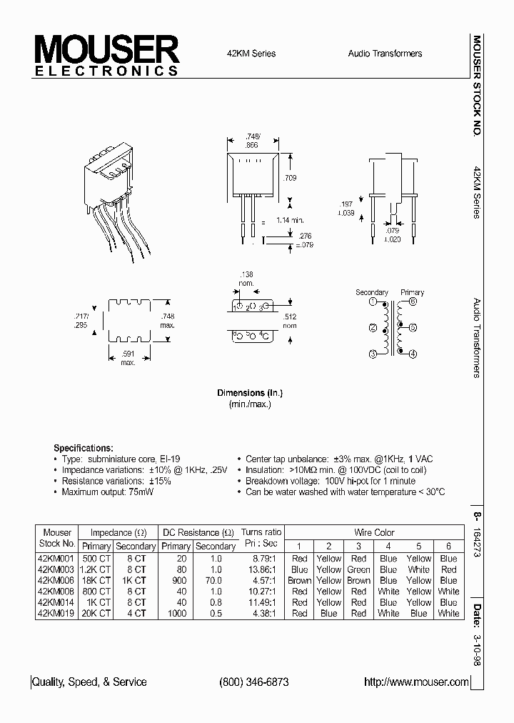 42KM001_780861.PDF Datasheet