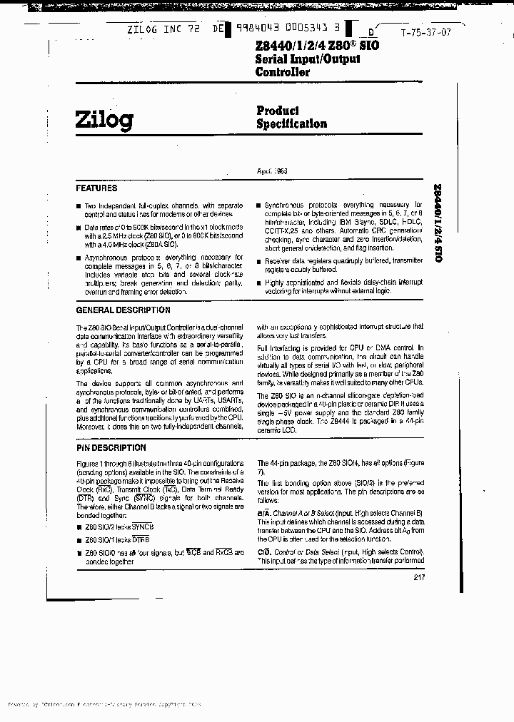 Z8440B-CS_781281.PDF Datasheet