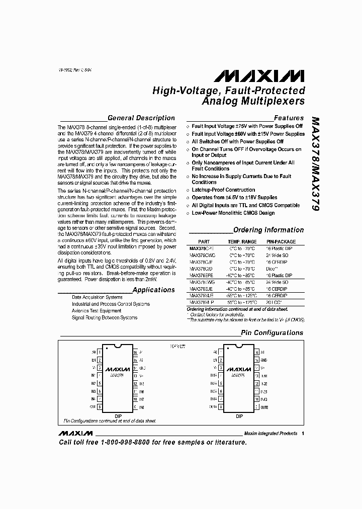 MAX378_781890.PDF Datasheet