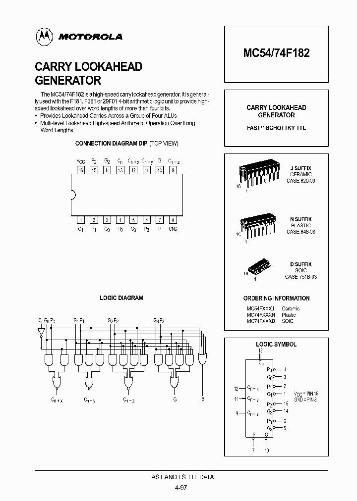 MC54F182J_1321658.PDF Datasheet