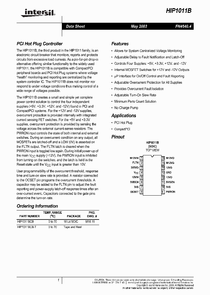 HIP1011B_1321646.PDF Datasheet